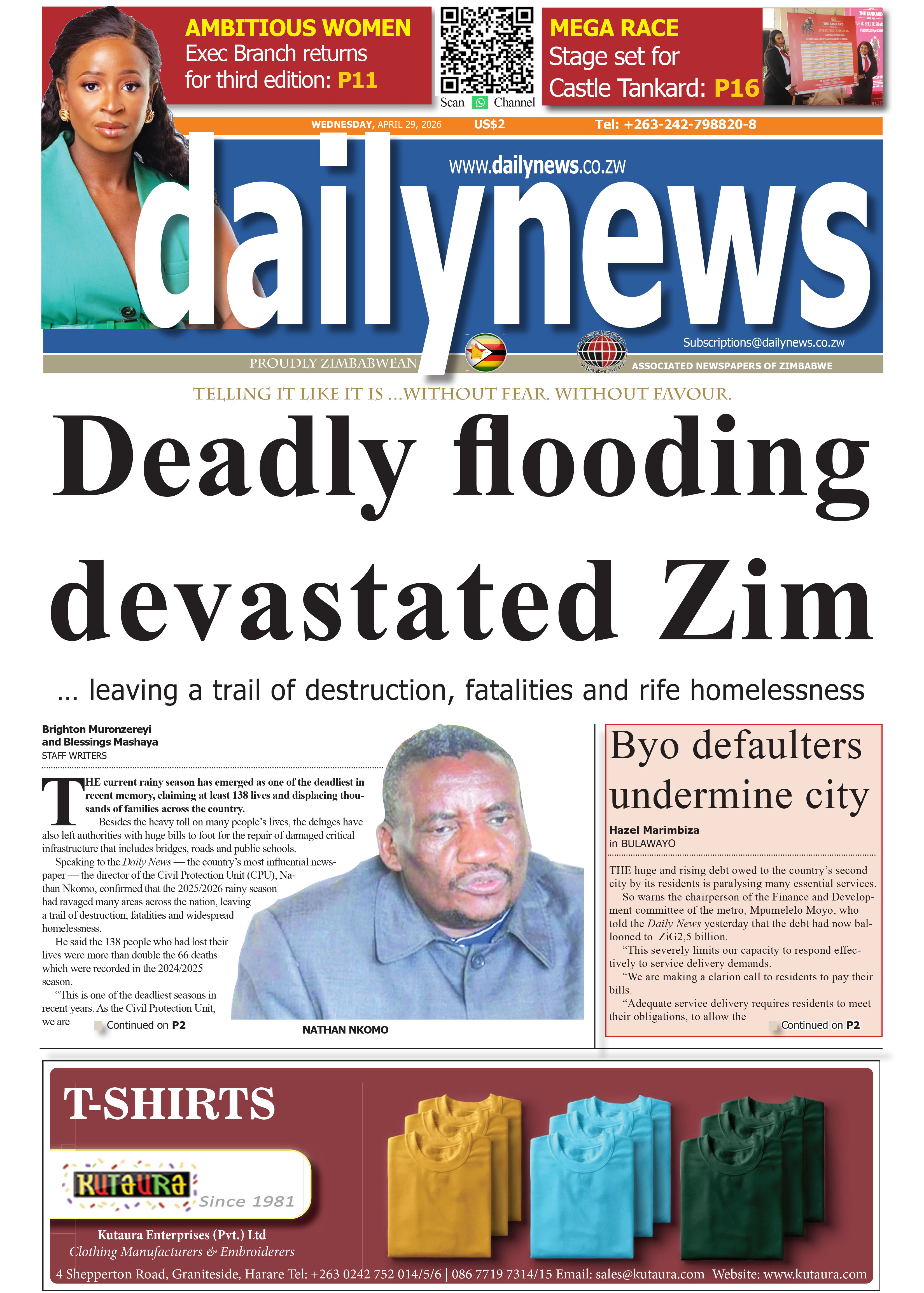 Wednesday 29 April 2026